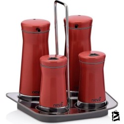 Neva N2399 Sweet Kırmızı Maxi 4'lü Baharat Seti