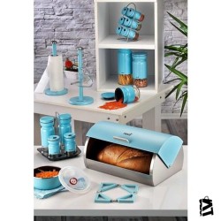 Neva N987 Sweet Turkuaz 4 Parça Ekmeklik Seti