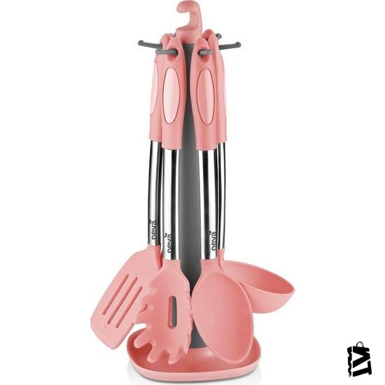 Neva N2357 Pembe Sweet 7li Kepçe Seti - Elden Taksitle Sözleşmeli Senetli Alışveriş