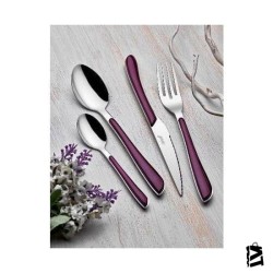 Neva N2367 Sweet Mor 24 Parça Çatal Kaşık Bıçak Seti