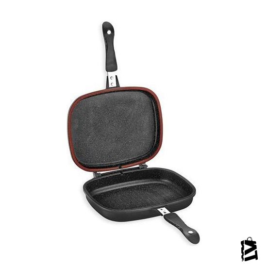 Schafer Kare Double Grill Pan 34 Cm çift Taraflı Tava-siyah - Elden Taksitle Sözleşmeli Senetli Alışveriş