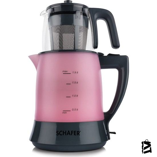 Schafer Teefan Elektrikli Çay Makinesi Pembe