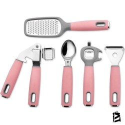 Neva N2558 Sweet 5'Li Mutfak Gereçleri Seti -Pembe