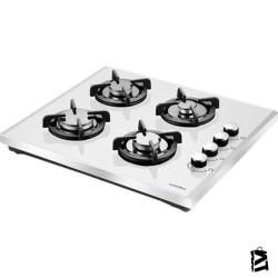 Luxell LX-40 TSHDF 4 Gözü Gazlı Beyaz Setüstü Ocak Doğalgaz