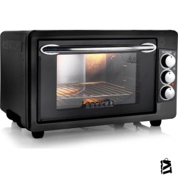 Schafer Backofen Mini Fırın Çift Cam Siyah