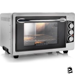 Schafer Backofen Mini Fırın Çift Cam Gri