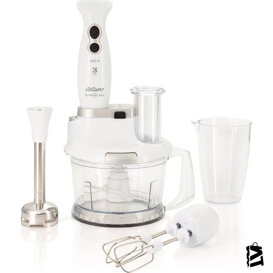 Arzum Ar1004 Soprano Max 1000w Multi Blender Seti [beyaz] - Elden Taksitle Sözleşmeli Senetli Alışveriş