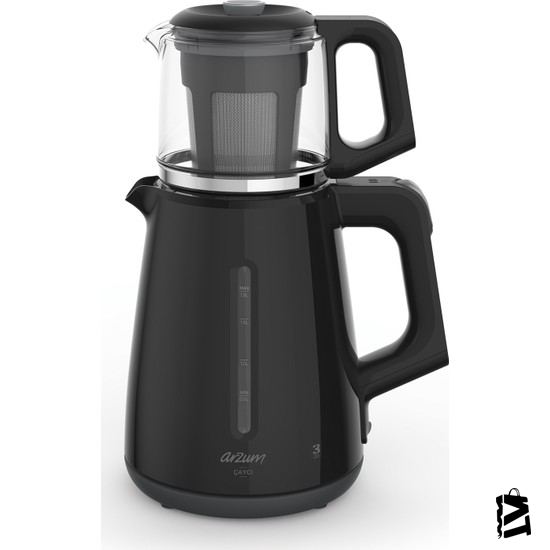 Arzum Ar3061 çaycı çay Makinesi - Siyah - Elden Taksitle Sözleşmeli Senetli Alışveriş