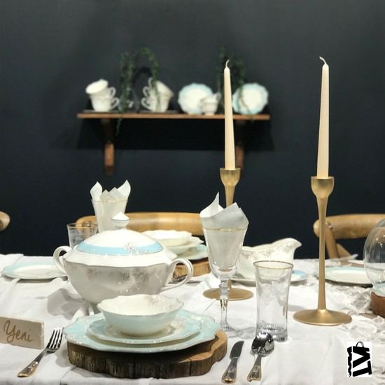Schafer Dantella Fine Bone Porselen 87 Parça 12 Kişilik Yemek Takımı - Elden Taksitle Sözleşmeli Senetli Alışveriş