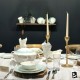 Schafer Dantella Fine Bone Porselen 87 Parça 12 Kişilik Yemek Takımı - Elden Taksitle Sözleşmeli Senetli Alışveriş