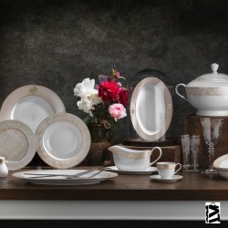 Schafer Mega Collection 85 Parça 12 Kişilik Yemek Takımı