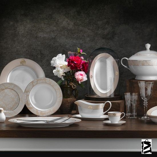 Schafer Mega Collection 85 Parça 12 Kişilik Yemek Takımı - Elden Taksitle Sözleşmeli Senetli Alışveriş