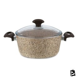 Falez Creamy Granit 20Cm Derin Tencere