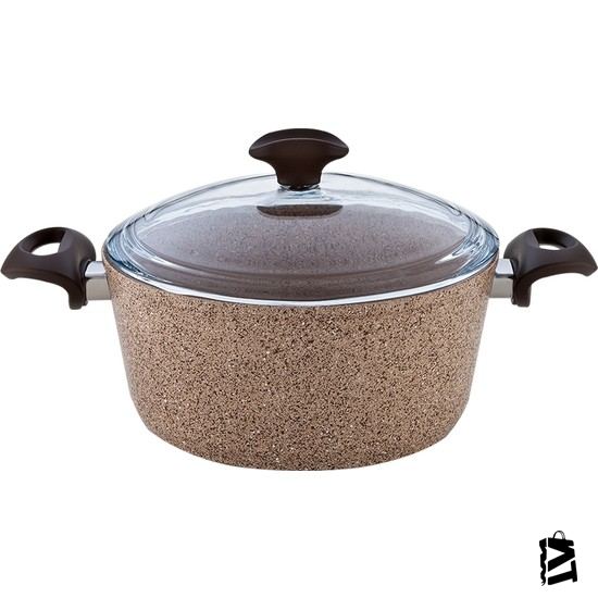 Falez Creamy Granit 28 Cm Derin Tencere - Elden Taksitle Sözleşmeli Senetli Alışveriş